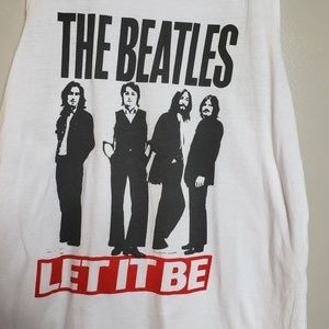 The Beatles Let It Be Rock Band Junior XL Tank Top